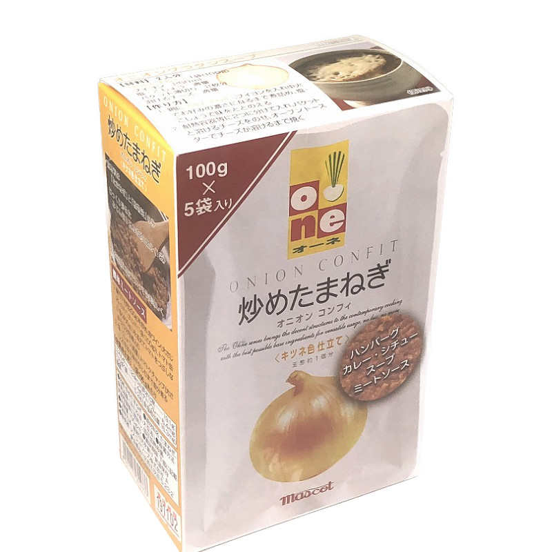 Mascot マスコット 炒めたまねぎ レトルトパック 100gx5P Onion Confit