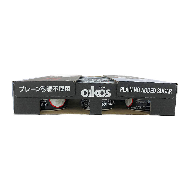 市場 オイコス 12個 71kcal 脂肪0 高タンパク質 たんぱく質12g 砂糖不使用 プレーン Oikos ヨーグルト 113g×12カップ