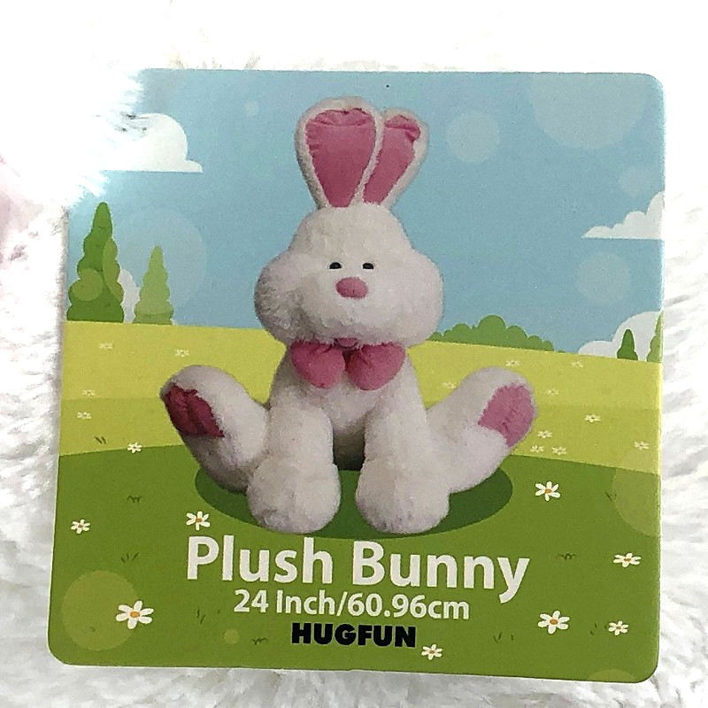 送料込み イースターバニー 約60cm ホワイト Hugfun Sitting Easter Bunny