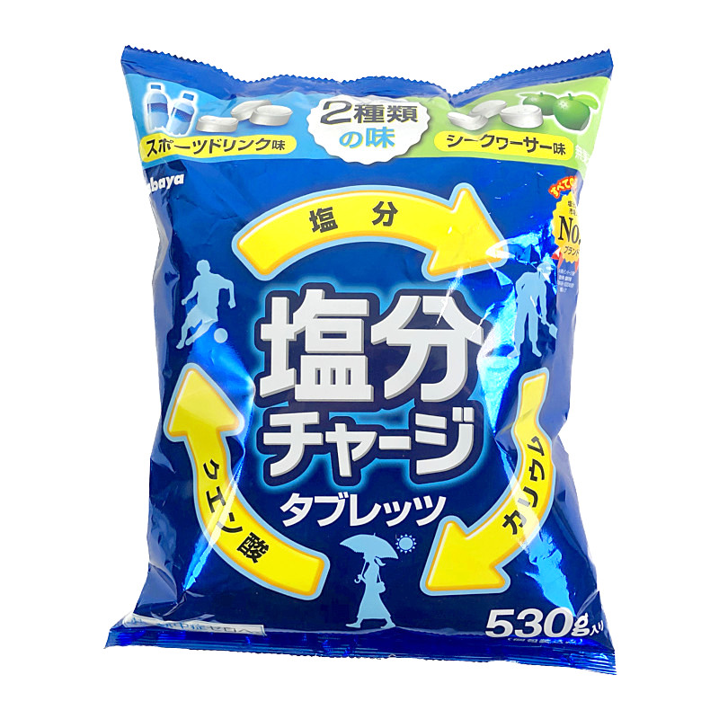 カバヤ 塩分チャージ タブレッツ 530g Salt Charge Tablets