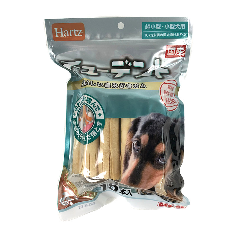 チューデント 犬用 歯磨きガム 超小型 小型犬用 15本入り Dental Chew For Dog