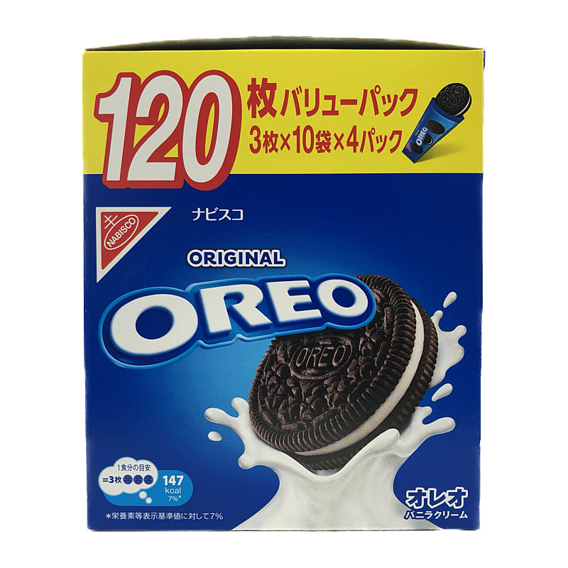 ナビスコ オレオ バニラクッキー 30枚 4個 Oreo Vanilla Cream