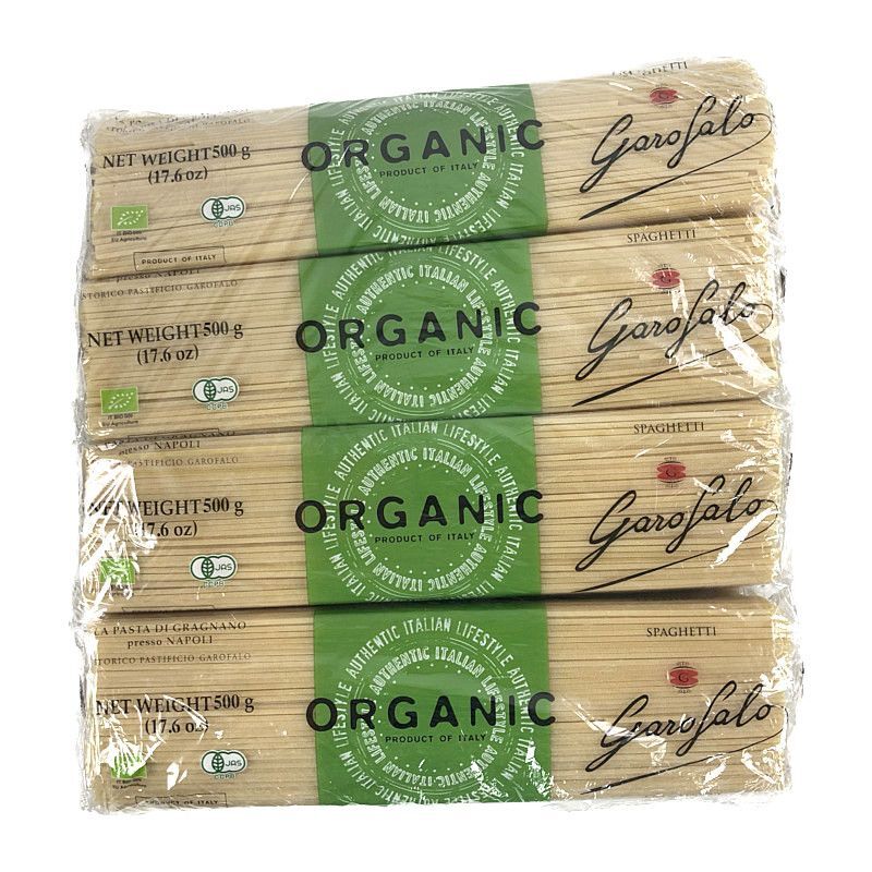 ガロファロ オーガニック スパゲッティー 500g×8P (1.9mm) garofalo Organic Spaghetti