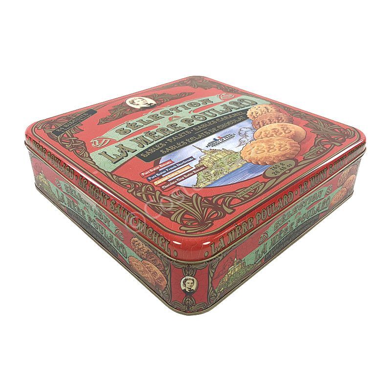 ラ・メール プラール クッキーアソート缶 4種類入り 750g LA MERE POULARD ASSORT TIN