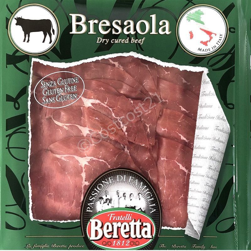 ベレッタ イタリー ブレザオラ (牛肉の生ハム) 90g×2 Beretta Italy Bresaola