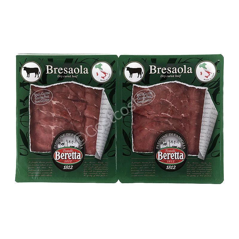 ベレッタ イタリー ブレザオラ (牛肉の生ハム) 90g×2 Beretta Italy Bresaola