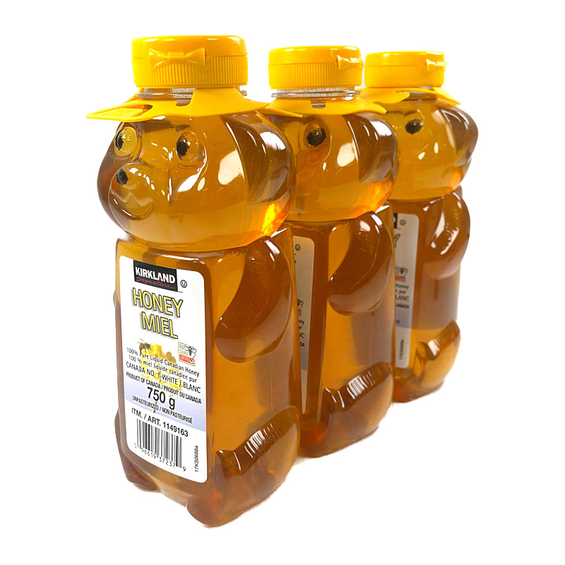 カークランド ハチミツ ベアージャグ 750g×3本 KS Honey Bear