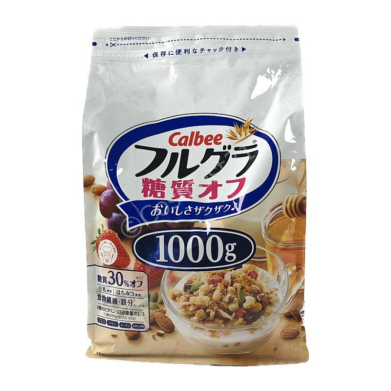 カルビー フルグラ 糖質オフ 1000g Calbee Fruit Granola Low Sugar