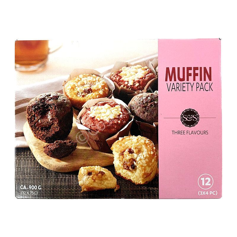 大特価 マフィン バラエティパック 12個 (4個×3フレーバー) Muffin